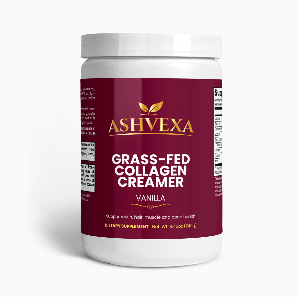 Grass-Fed Collagen Creamer (Vanilla)